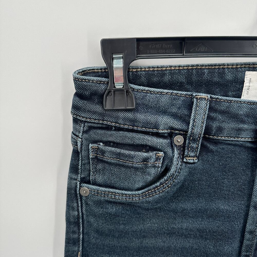 EVEREVE NWT High Rise EVER Straight Dark Wash Denim Jean // 00 - Picture 7 of 13